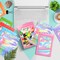 100 pcs Mylar Holographic Bags Packaging Bags,Clear Resealable Bag Foil Pouch Bag for Party Favor,Goodies,Treat,Cards,Food Storage Baggies Packaging for Small Business(4x6in,Holographic)